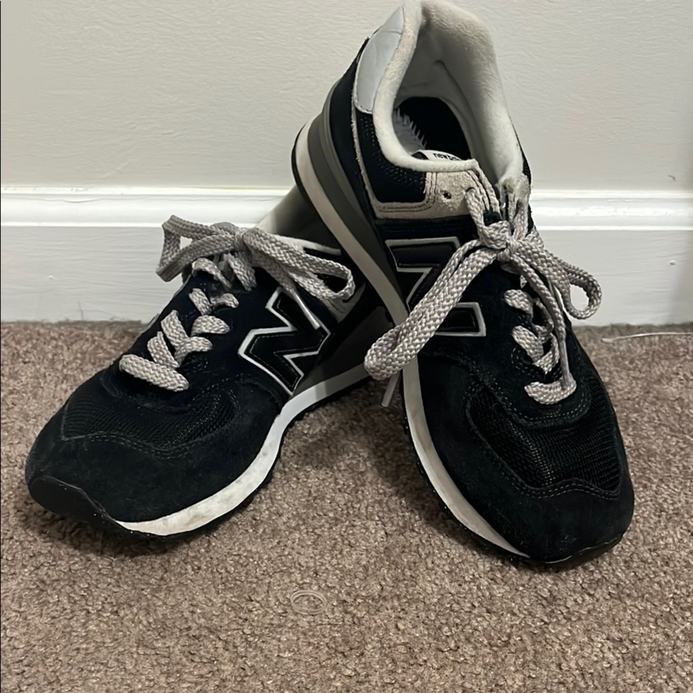 New Balance Black and White Sneakers